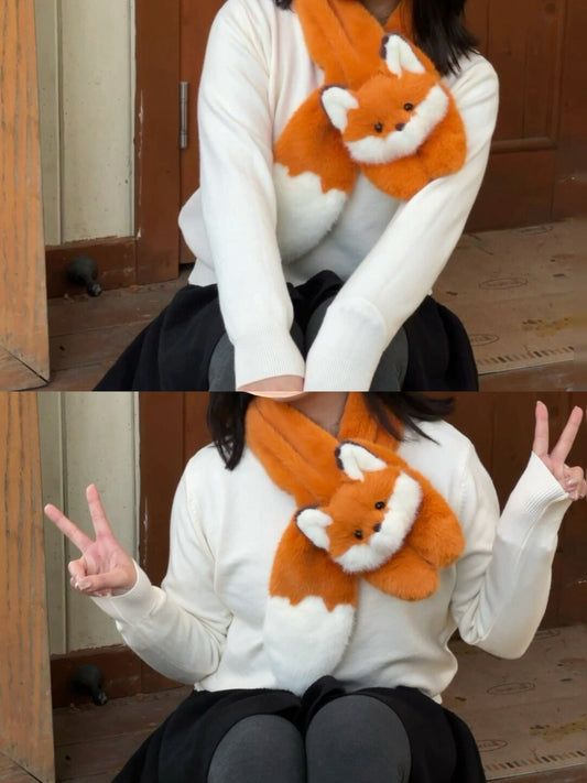 The Original Dax Love™ Plush Fox Scarf
